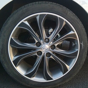 现代索纳塔八轮毂贴索8索八专用轮毂，碳纤维贴纸改装轮毂车贴d
