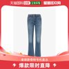 香港直邮潮奢levi's女士middy常规版型，中腰直筒弹力牛仔裤