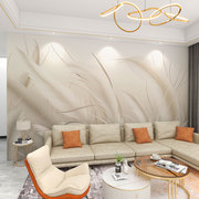 墙纸定制3d法式奶油风电视背景墙，壁纸客厅沙发8d壁布卧室墙布壁画