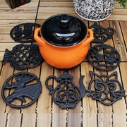 欧式创意个性复古铸铁铁艺厨房隔热垫锅垫杯垫碗垫餐垫盘垫桌垫
