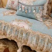 欧式沙发垫套高档奢华防滑四季通用布艺，123组合u形贵妃坐垫客厅