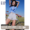 Gap女装夏季2023LOGO运动法式圈织软卫裤660885潮流休闲短裤