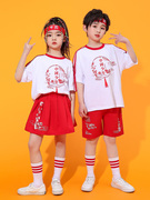 演出服郎装儿童中国表演服少年，男童幼儿园节，舞蹈服中国风女童元旦