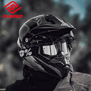 意大利FASEED摩托车头盔拉力盔男女双镜片机车全盔摩旅四季越野盔