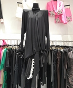 黑色连衣裙高级感2023年秋季设计感高冷御姐范时尚(范时尚)性感轻熟风短裙