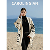 Carolingian重磅！欧洲小众设计厚糯毛衣外套女 气场松弛感针织衫