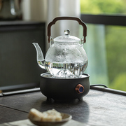 家用迷你电陶炉小型煮茶器，玻璃壶烧水泡茶小电磁炉茶炉光波炉静音
