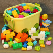儿童积木宝宝城堡玩具1益智拼装智力2-3-6岁大颗粒，5男孩4动脑拼图