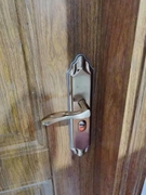 防盗门把手304不锈钢通用型加厚拉手老式门锁面板手柄配件大门锁