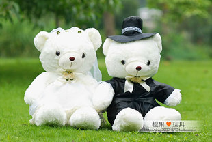 婚纱熊公仔(熊公仔)熊情侣(熊情侣，)泰迪熊对熊婚庆(熊婚庆，)压床娃娃熊宝宝(熊宝宝)结婚