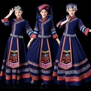 少数民族壮族服装女传统广西壮衣刺绣贵州苗族，舞蹈服饰女成人