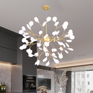 萤火虫吊灯北欧风，轻奢现代简约客厅灯具创意个性，餐厅浪漫卧室灯饰