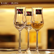泰国LUCARIS进口水晶玻璃甜酒杯郁金香烈酒杯威士忌杯白酒杯