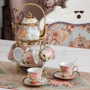 20件套欧式茶具陶瓷咖啡杯，花茶英式下午茶具套装复古结婚水杯