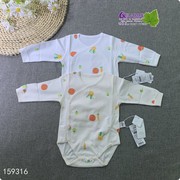 新生男女婴儿宝宝包屁衣a类，春秋婴儿连体衣，纯棉长袖个月三角哈衣