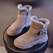 雪地靴女鞋2023年靴子，短靴加绒加厚棉鞋，秋冬款冬季鞋子马丁靴