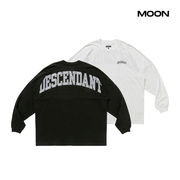 MOON北京DESCENDANT CETUS LS大LOGO宽松蝙蝠衫长袖T恤22AW