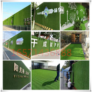 工地围挡草坪人造工程围挡绿化草皮室外庭院，装饰草坪围墙室内地毯