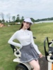 高尔夫服装女韩版高尔夫长袖女高尔夫女裙套装网球服显瘦弹力golf