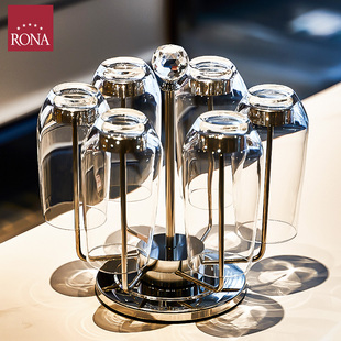 rona洛娜进口耐热水晶玻璃，家用透明酒店泡茶水杯牛奶饮料杯套装