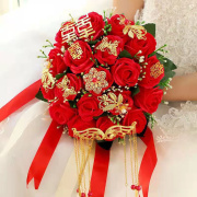 直供手捧花韩式婚礼结婚新娘玫瑰花束婚礼摄影道具求婚告白