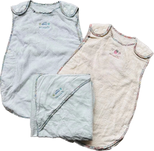出口日本 全棉毛圈婴儿家居服/浴巾/蜡烛包 日单毛巾制品 ！