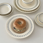 糖小姐北欧风ins盘子，家用菜盘碟子陶瓷，早餐盘高级感西餐盘甜品盘
