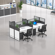 重庆办公家具屏风隔断桌，简约现代246人职员办公室电脑桌椅定制