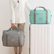 旅行收纳袋大容量便携出差手提袋可折叠衣物整理旅游拉杆箱行李包