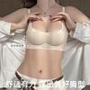 2024无痕一片式内衣女无钢圈收副乳防下垂舒适小胸聚拢文胸罩