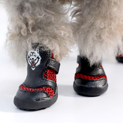 小狗狗鞋子泰迪宠物不掉防水雨鞋，一套4只小型犬比熊四季透气脚套