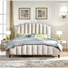 轻奢软床1.8米1.5m双人床婚床现代简约主卧布艺床布床欧式家具