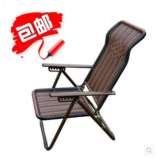 躺椅折叠藤椅 午睡椅躺椅阳台休闲椅 清凉藤编椅 陪护椅两折藤椅