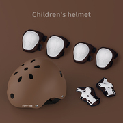 儿童头盔平衡车护具套装，滑板车轮滑自行车溜冰鞋护膝宝宝安全帽男