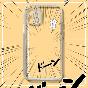日系漫画透明液态硅胶手机，壳适用苹果14nova10华为p50emate40小米11opporenovivo荣耀80iphone13