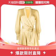香港直邮潮奢 ZIMMERMANN 女士Zimmermann 黄色连衣裙