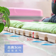 防潮排骨架实木榻榻米透气折叠硬床板简易松木床垫架子1.51.8