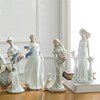 陶瓷娃娃陶瓷器欧式时尚家居摆件西洋，美女花仙子多款电视柜软装