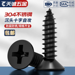 全网低价黑色304不锈钢自攻