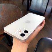 超薄磨砂白色苹果12/13Pro手机壳女款iPhone11男Max镜头全包xs/xr