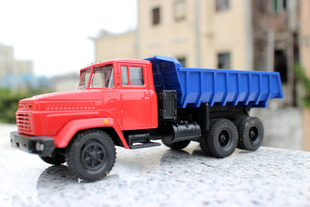 外贸1/43合金车 KRAZ 6510克拉斯重型柴油卡车自卸车模型