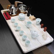 功夫茶茶具套装茶盘中式客厅家用自动电磁炉一体台石材茶盘
