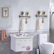 pvc浴室柜组合小户型卫，浴柜卫生间洗脸洗手台盆，柜洗漱台60公分主