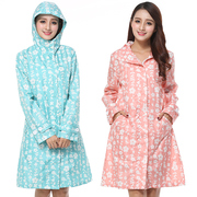日式薄风衣式雨衣成人女出行防雨外套学生清新可爱时尚防水长外套