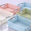 篮置物篮办公室文件收纳长方形框子塑料日式A4篮子塑料玩具筐