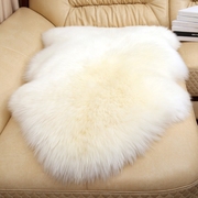 澳洲整张羊皮毛一体纯羊毛沙发垫子坐垫羊毛地毯卧室飘窗垫床边毯