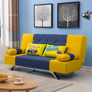 定制现代小户型客厅三人可拆洗布艺沙发床可折叠两用公寓简约乳胶