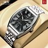 瑞士iw牌高配版男士手表，全自动机械表，男高档商务方形时尚腕表