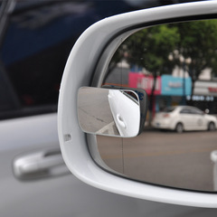 超边汽车后视镜小圆镜盲点镜辅助镜调节倒车小圆镜360无广角镜 清