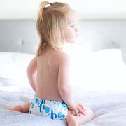 进口天丝婴儿泳裤可洗反复使用男女童宝宝，亲肤柔软防水防漏母婴店